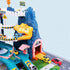 Toy Car Ramp Track Dinosaur Climbing Hills Play Set with 12 Mini Racer Cars and Track for Preschool Kids Ages 3+