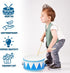 Set,8" 2 Kids Drum Wooden Drum Toys with Adjustable Strap and Drumsticks,Sensory Musical Instrument for Toddler Boys