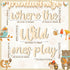5 15.4" 18" 3D Kigley Pcs Playroom Wall Decor x Where The Wild Ones Play Nursery Sign Wooden Wall Art Decoration