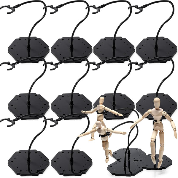 Wonderjune 12 Pcs Action Figure Stands for 8 to 12 Inches Dolls