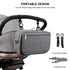 SONARIN Portable Pram Buggy Bag Organiser with Changing Pad,Multifunctional Waterproof Baby Changing Tote Bag Stroller