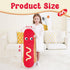35 Inch Giant Hot Dog Plush Pillow Funny Food Plush Toy, Soft Stuffed Hot Dog Pillow, Oversized Hugging Cushion, Jumbo