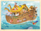 Wooden Noah's Ark Puzzle for Kids Ages 3-5 - 48 Piece with Puzzle Tray, Religious Scene