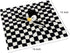 Baby Lovey Blanket for Boys Girls, Super Soft Checkerboard Gingham with Minky Dot Backing, Penguin Stuffed Animal (14