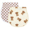 LifeTree Muslin Baby Burp Cloths - 2 Pack 70% Viscose from Bamboo