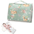 CHUROUSY Deer Portable Diaper Changing Pad with Wipes Holder, Woodland Fawn Foldable Baby Diaper Changer Travel Bag