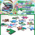 100 Piece Jigsaw Puzzle for Kids Ages 4-8 Year Old - Educational Princess & Unicorns Toddler Learning Toys
