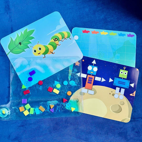 hand2mind Colors & Shapes Sensory Pad, Occupational Therapy Toys, Toddler Sensory Play Therapy Toys