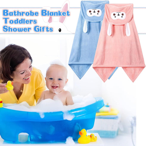 4 Pack 28 55 Inch 0-5 4 Kenning x Hooded Baby Towels Toddler Bath Towel Toddler Baby Towels with Hood, Hooded Kids Bath