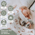GLLQUEN BABY Receiving Blanket Boy Cotton Muslin Swaddle Blankets Girl Newborn Squares Breathable & Soft Thin Baby Blankets Cloths Double Absorbent Infant Swaddling Wrap - 6 Pack (Sun) by GLLQUEN BABY