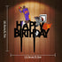 Acrylic Basketball Happy Birthday Cake Topper, Themed Party Decoration for Fans