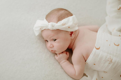 Set Miaoberry Organic Muslin Swaddle Blanket and Hat Moon and Stars Nursery Decor Sun & Moon Baby Hospital Receiving