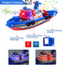 OSIAOIUDOA Baby Bath Toys, Light Up Pool Bathtub Toy Boat with Water Sprinkler