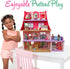 Beverly Hills Doll Collection Sweet Li'l Family African American Dollhouse People Set of 9 Action Figures