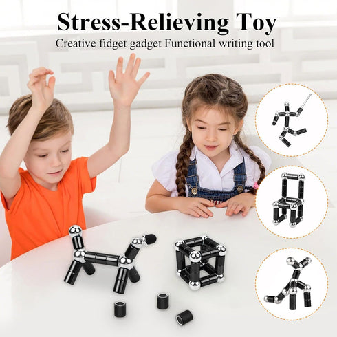 Fidget Toys Adult, Magnetic Fidget Pen, Magnet Pen for Boys, Fun Christmas Easter Basket Stuffers Cool Gifts