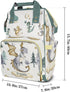 LiSoAkWE Backpack Daypack Backpack Cute Flying Eggs Dragon Personalized Large Capacity Diaper Bags,Custom Name Casual