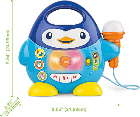 Toddler Karaoke Machine, Fun Musical Toys for Ages 1-5, Ideal for Aspiring Little Singers