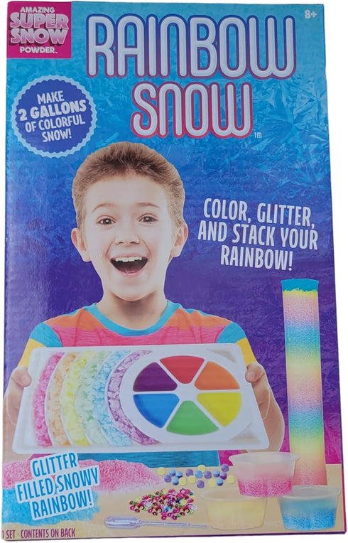 Rainbow Super Color Glitter and Stack Your Snow Kit