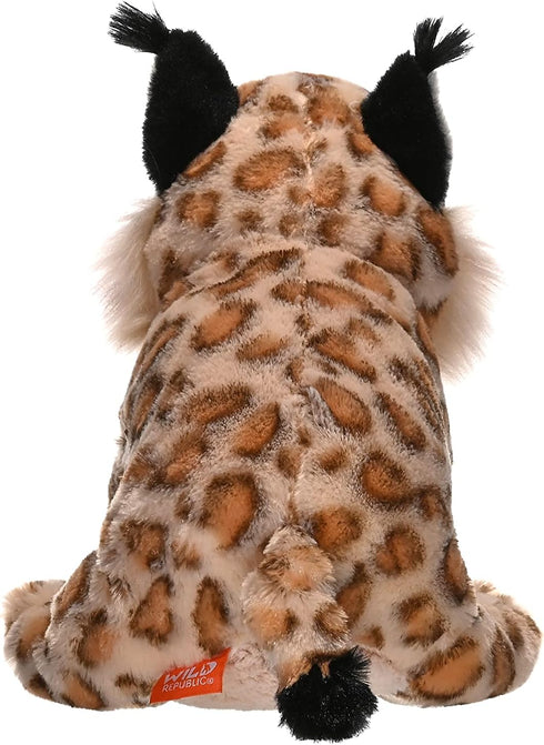 Wild Republic Bobcat Plush - Stuffed Animal Toy - Cuddlekins 12 Inches - Gifts for Kids