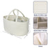 Large Baby Diaper Caddy Organizer for Girl Boy Rope Nursery Storage Bin Basket Portable Holder Tote Bag for Changing
