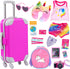ZITA ELEMENT 24 Pcs 18 Inch Girl Doll Accessories Suitcase Luggage Travel