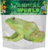 Gemini&Genius Tree Frog Toy Figure for Kids, Realistic Hand Painted Bullfrog Action Figure