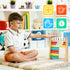 5-7 Counters Counting 3-5 6-8 4 1-100 Wooden Abacus for Kids Math Games for Kids Abacus Homeschool Toys for Boys Girls