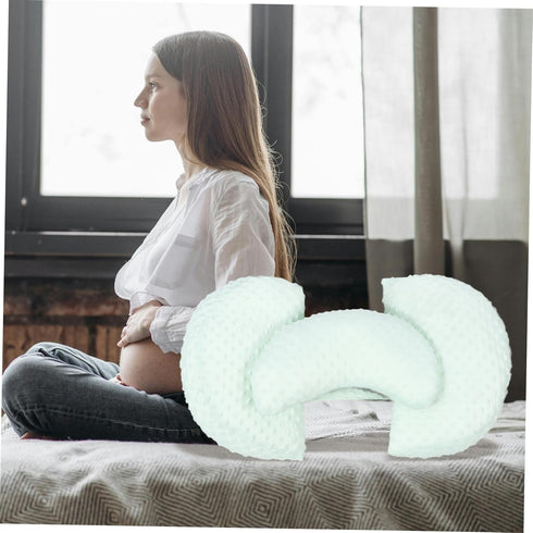 STOBAZA Multi-Functional Cooling Maternity Support Pillow for Pregnant Women Ergonomic Lumbar Cushion for Side Sleeping