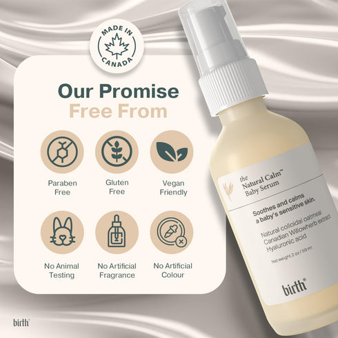 Baby Eczema Serum for Newborns, Steroid-Free, Safe for Rashes and Redness - Made in Canada, 20z | 59 ml