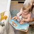 Set 0-12 5-Piece, 3 Set Tickle & Main Noah's Ark Baptism Gifts for Boys Gift - Months, Multicolor - Hooded Lamb Towel