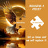 pazzocenter 1000 Sunset Solar Eagle Puzzles for Adults Pieces, Nature Forest Scenery Puzzles, Bald Eagle Bird Jigsaw
