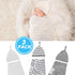 3 Pack Preemie Swaddle Blanket with Hat Set, Baby Receiving Blanket Swaddle Wrap for Newborn Preemies