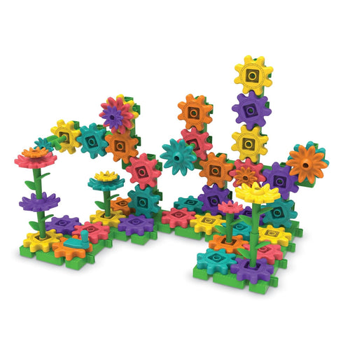Set Sets, Learning Resources GardenGears Building - Hands-On Educational Construction & Engineering, Preschool STEM