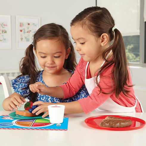 35 3+, Learning Resources Serve It Up! Play Restaurant - Pieces, Ages for Kids, Toddler Food Toys, Pretend Vegetables
