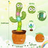 Baby Dancing Cactus Toy, Mimicking Talking Cactus for 6 to 12 Month Olds, Glowing Musical Educational Toy