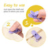 60 Pieces Pacifier Clips Holders Plastic Suspender Clips for Pacifiers, DIY Teething Toys, Baby Blankets, Bib, 12 Colors