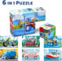 1.65 inch 3D 3-5, Pairez Toys Magnetic Tiles Building Blocks, Magnetic Cubes Toys, STEM Learning Educational Cars