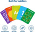 Skillmatics Thick Flash Cards for Toddlers, Letters, Numbers, Shapes & Colors, Montessori Learning Toys