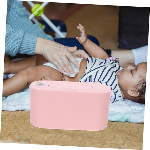 Holibanna Baby Diaper Wipe Warmer Adjustable Temperature Control Large Capacity Wet Tissue Heating Box for Newborns