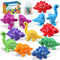Toddler Dinosaur Montessori Toys for 1-4 Year Olds, Educational Travel Sensory Toys for Boys Girls Birthday Gift