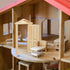 1 12 1 12 Zerodeko Dollhouse Door Scale, Mini Wooden Door, Dollhouse Front Scale, Mini Wooden for Dolls DIY Furniture