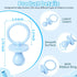 36 2.75 Plastic Pacifiers for Baby Shower Game, Baby Shower Pacifiers, Blue Pacifiers for Baby Shower Decoration DIY