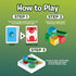'-2-4 The Uzzle Topple Toads Fun & Competitive Stacking Game - Engaging Balance Board Game - Endless Laughter