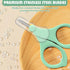TYTDOUTER Baby Nail Scissors, Infant Nail Clippers with Safety Round Tip, Toddler Nail Clipper, Newborn Fingernail
