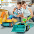 2 Pack 1-3, Bulldozer 2 3 Lehoo Castle Construction Toys, Remote Control Car for Toddlers Rechargeable Excavator Toy