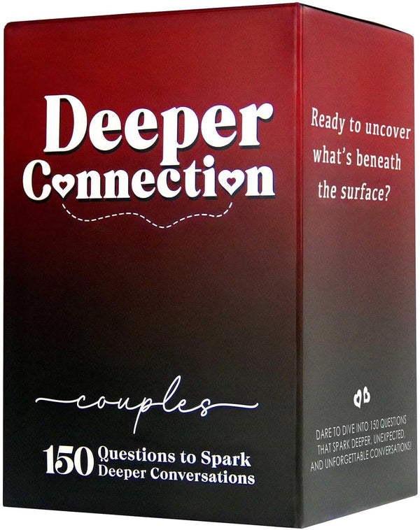 Deeper Connection, Couples Games with 150 Deep Questions to Build Intimate Connection