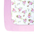 Pack and Play Sheets Girl, 2 Pack Mini Crib Sheets, Stretchy Playard