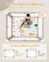 71x59 Baby Play Mat, Thickened Playpen Mat, Non-Slip Baby Mat for Floor, Foldable Portable Playmat Suitable for Babies