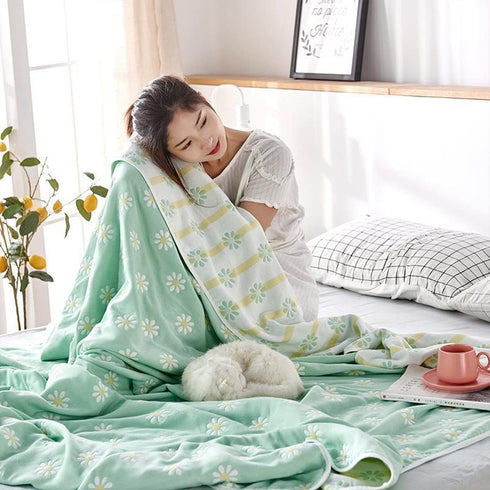FCTREE 100% Love,78" 59" Organic Cotton Baby Swaddle Receiving Blankets for Adults Toddler Boys and Girls(Pink L x W)