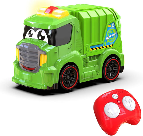 AEROQUEST Remote Control Garbage Truck Toys for Toddlers 1-3 with Lights &